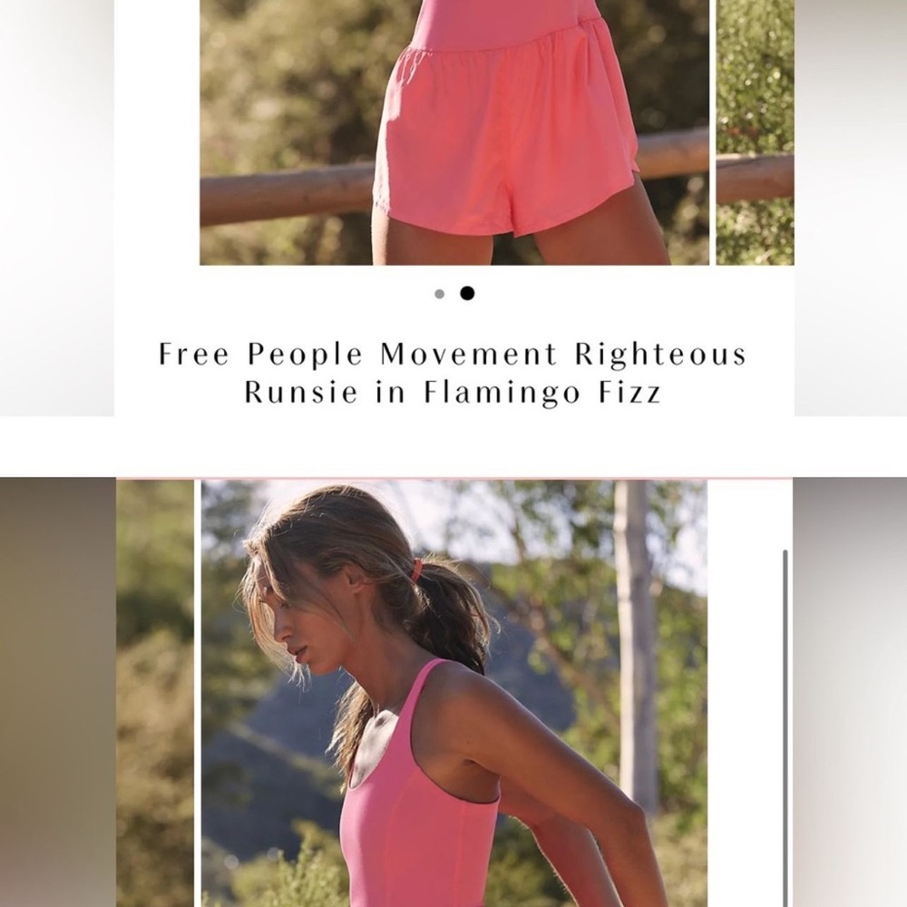 Free People Movement Pink Runsie